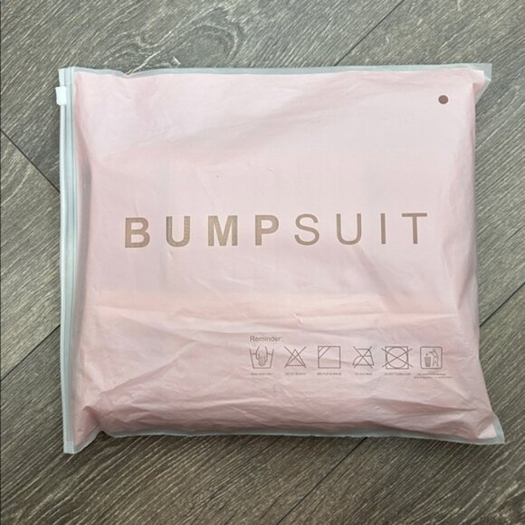 Bumpsuit Velcro Waist Trainer Beige Belly Band Postpartum Supportwear Maternity - Picture 2 of 10